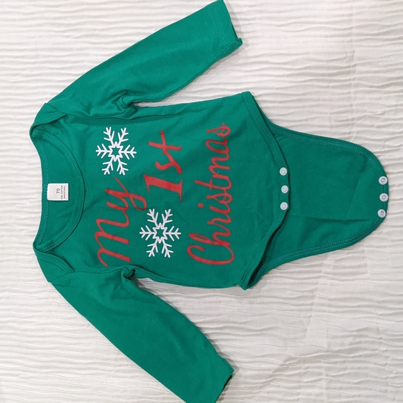 My 1st Christmas Infant Outfit Set - Picture 2 of 8